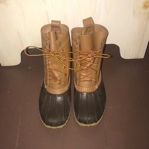 L.L. Bean Brown and Black Winter Boots